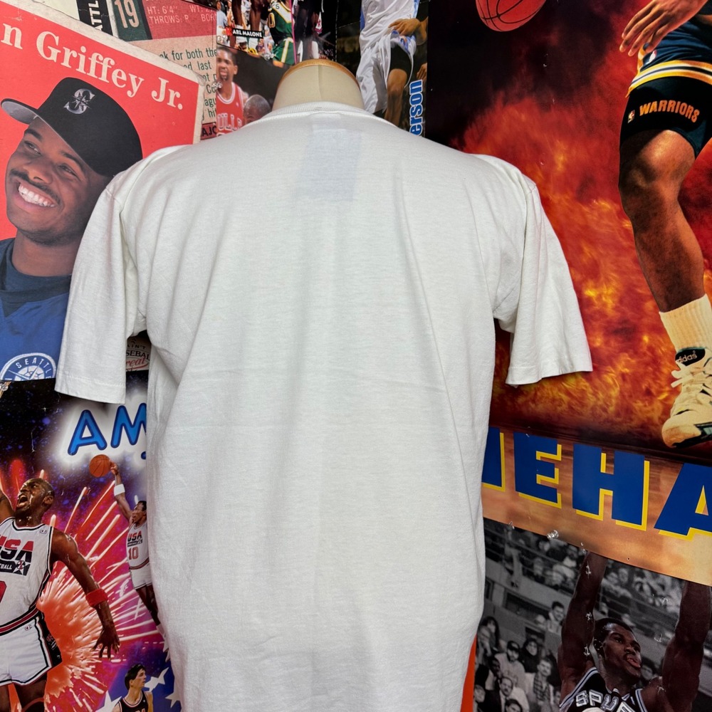 Vintage 90s Dan O'Brien Olympics Decathlon World Record T Shirt Sz Large - Picture 4 of 5